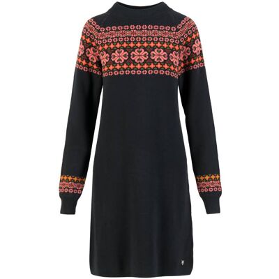 blutsgeschwister Strickkleid Scandi woods Schwarz XS S M L XL 2XL Damen blutsgeschwister Strickkleid Scandi woods Schwarz XS S M L XL 2XL Damen