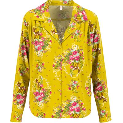 blutsgeschwister Bluse miss silky Gelb XS S M L XL Damen blutsgeschwister Bluse miss silky Gelb XS S M L XL Damen