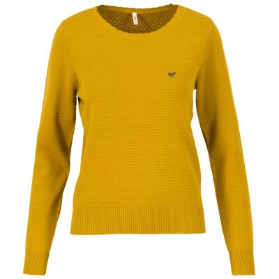 blutsgeschwister Strickpullover chic mystique Gelb XS S M L XL 2XL Damen blutsgeschwister Strickpullover chic mystique Gelb XS S M L XL 2XL Damen