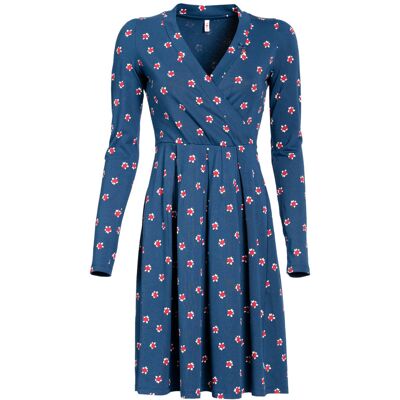 blutsgeschwister Jerseykleid maerchenmaid Blau XS S M L XL 2XL Damen blutsgeschwister Jerseykleid maerchenmaid Blau XS S M L XL 2XL Damen