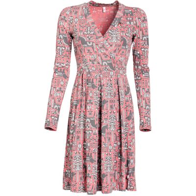 blutsgeschwister Jerseykleid maerchenmaid Rot XS S M L XL 2XL Damen blutsgeschwister Jerseykleid maerchenmaid Rot XS S M L XL 2XL Damen