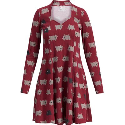 blutsgeschwister Jerseykleid taiga weddingparty Rot XS S M L XL 2XL Damen blutsgeschwister Jerseykleid taiga weddingparty Rot XS S M L XL 2XL Damen