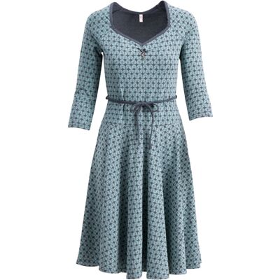 blutsgeschwister Jerseykleid country rose swing Schwarz XS S M L XL 2XL Damen blutsgeschwister Jerseykleid country rose swing Schwarz XS S M L XL 2XL Damen
