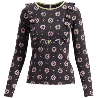blutsgeschwister Longsleeve lovelyness of the valley Schwarz XS S M L XL Damen blutsgeschwister Longsleeve lovelyness of the valley Schwarz XS S M L XL Damen