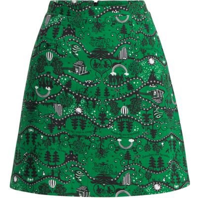 blutsgeschwister Minirock yellow brick road skirt Grün XS S M L XL Damen blutsgeschwister Minirock yellow brick road skirt Grün XS S M L XL Damen