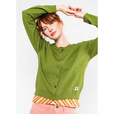 blutsgeschwister Cardigan Sweet Knit Grün XS S M L XL 2XL Damen blutsgeschwister Cardigan Sweet Knit Grün XS S M L XL 2XL Damen