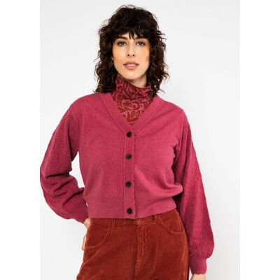 blutsgeschwister Cardigan Friend of Mine Rosa XS S M L XL 2XL Damen blutsgeschwister Cardigan Friend of Mine Rosa XS S M L XL 2XL Damen