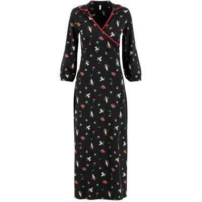 blutsgeschwister Maxikleid the beauty of freedom Schwarz XS S M L XL Damen blutsgeschwister Maxikleid the beauty of freedom Schwarz XS S M L XL Damen