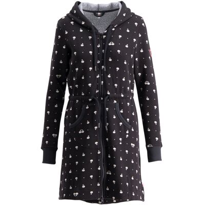blutsgeschwister Kapuzenjacke cold days warm heart Schwarz XS S M L XL 2XL Damen blutsgeschwister Kapuzenjacke cold days warm heart Schwarz XS S M L XL 2XL Damen