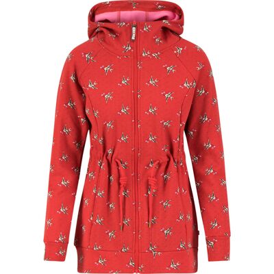blutsgeschwister Fleecejacke the beauty of the east Rot XS S M L XL 2XL Damen blutsgeschwister Fleecejacke the beauty of the east Rot XS S M L XL 2XL Damen