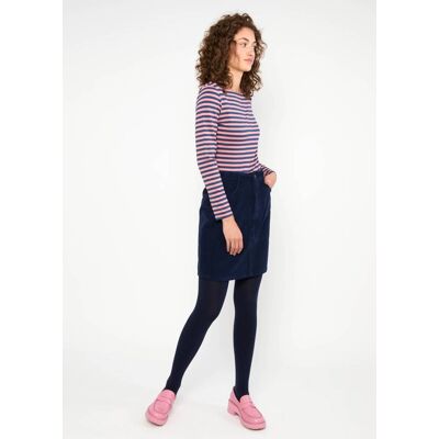 blutsgeschwister Cordrock The Corduroyal Blau XS S M L XL 2XL Damen blutsgeschwister Cordrock The Corduroyal Blau XS S M L XL 2XL Damen