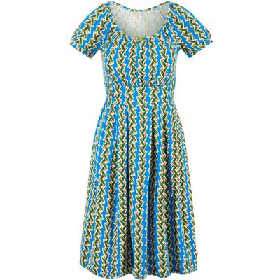 blutsgeschwister Sommerkleid coast cottage Blau XS S M L XL 2XL Damen blutsgeschwister Sommerkleid coast cottage Blau XS S M L XL 2XL Damen