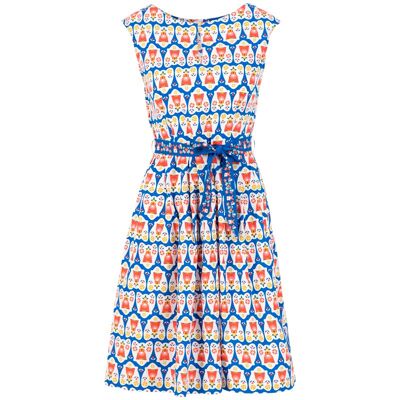 blutsgeschwister Sommerkleid lekker meisje Blau XS S M L XL 2XL Damen blutsgeschwister Sommerkleid lekker meisje Blau XS S M L XL 2XL Damen