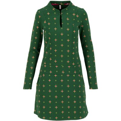 blutsgeschwister Sweatkleid pollys power Grün XS S M L XL 2XL Damen blutsgeschwister Sweatkleid pollys power Grün XS S M L XL 2XL Damen