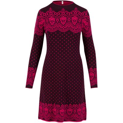 blutsgeschwister Strickkleid stricklizzi Rot XS S M L XL Damen blutsgeschwister Strickkleid stricklizzi Rot XS S M L XL Damen