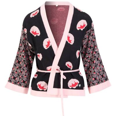 blutsgeschwister Sommer Cardigan Mingle Mangle Schwarz XS S M L XL 2XL Damen blutsgeschwister Sommer Cardigan Mingle Mangle Schwarz XS S M L XL 2XL Damen
