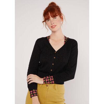 blutsgeschwister Cardigan Sweet Petite Schwarz XS S M L XL 2XL Damen blutsgeschwister Cardigan Sweet Petite Schwarz XS S M L XL 2XL Damen