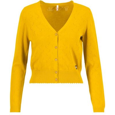 blutsgeschwister Cardigan Save the World Gelb XS S M L XL 2XL Damen blutsgeschwister Cardigan Save the World Gelb XS S M L XL 2XL Damen