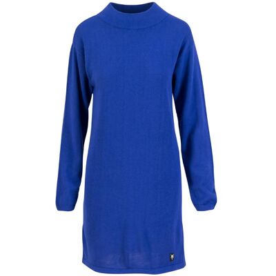 blutsgeschwister Strickkleid Straight and Easy Blau XS S M L XL 2XL Damen blutsgeschwister Strickkleid Straight and Easy Blau XS S M L XL 2XL Damen