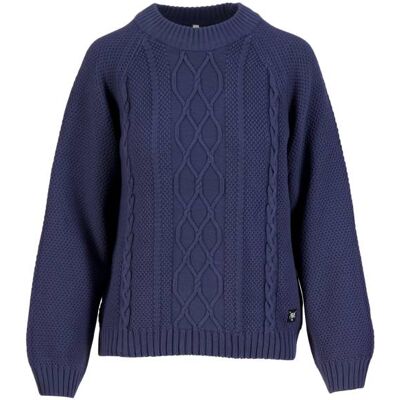 blutsgeschwister Strickpullover Easy Aranella Blau XS S M L XL 2XL Damen blutsgeschwister Strickpullover Easy Aranella Blau XS S M L XL 2XL Damen