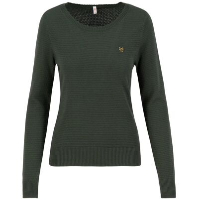 blutsgeschwister Strickpullover chic mystique Grün XS S M L XL 2XL Damen blutsgeschwister Strickpullover chic mystique Grün XS S M L XL 2XL Damen