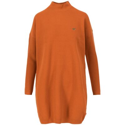 blutsgeschwister Oversize Kleid straight n easy turtle Braun XS S M L XL 2XL Damen blutsgeschwister Oversize Kleid straight n easy turtle Braun XS S M L XL 2XL Damen