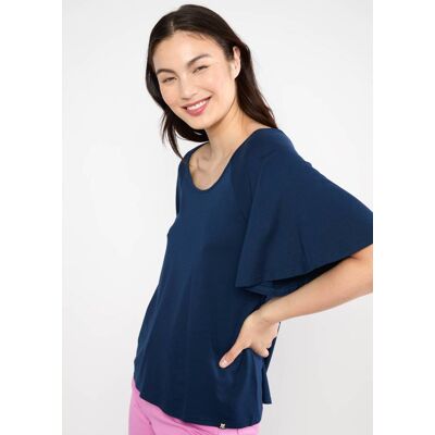 blutsgeschwister Jerseyshirt Fly Little Bird Blau XS S M L XL 2XL Damen blutsgeschwister Jerseyshirt Fly Little Bird Blau XS S M L XL 2XL Damen