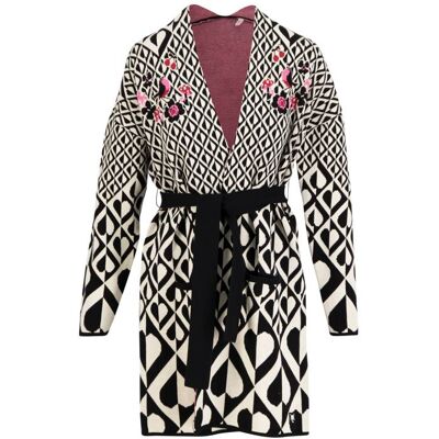 blutsgeschwister Winter Strickjacke Magic Tapestry Schwarz XS S M L XL 2XL Damen blutsgeschwister Winter Strickjacke Magic Tapestry Schwarz XS S M L XL 2XL Damen