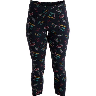 blutsgeschwister Baumwoll-Leggings snorkel the bay Schwarz XS S M L XL Damen blutsgeschwister Baumwoll-Leggings snorkel the bay Schwarz XS S M L XL Damen