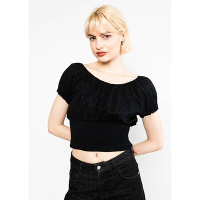 blutsgeschwister Top Truly in Love Schwarz XS S M L XL 2XL Damen blutsgeschwister Top Truly in Love Schwarz XS S M L XL 2XL Damen