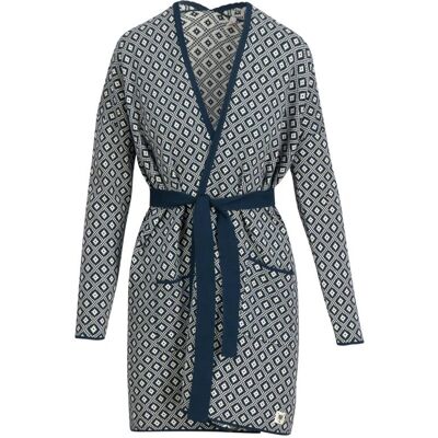 blutsgeschwister Lange Strickjacke Rendez-vous with Myself Blau XS S M L XL 2XL Damen blutsgeschwister Lange Strickjacke Rendez-vous with Myself Blau XS S M L XL 2XL Damen