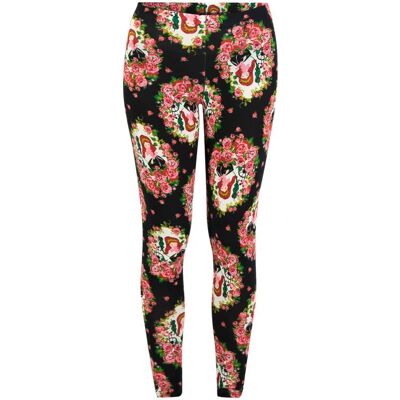 blutsgeschwister Baumwoll-Leggings Lovely Legs Schwarz XS S M L XL 2XL Damen blutsgeschwister Baumwoll-Leggings Lovely Legs Schwarz XS S M L XL 2XL Damen