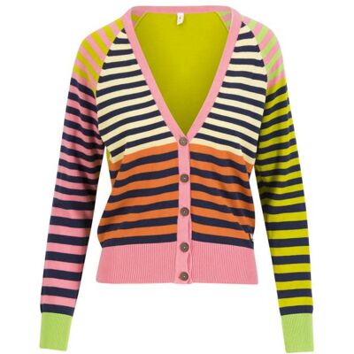 blutsgeschwister Cardigan Bright Side of Life Blau XS S M L XL 2XL Damen blutsgeschwister Cardigan Bright Side of Life Blau XS S M L XL 2XL Damen