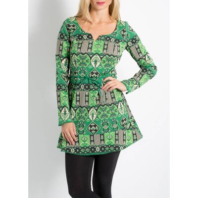 blutsgeschwister Tunika magique chic tunik Grün XS S M L XL Damen blutsgeschwister Tunika magique chic tunik Grün XS S M L XL Damen