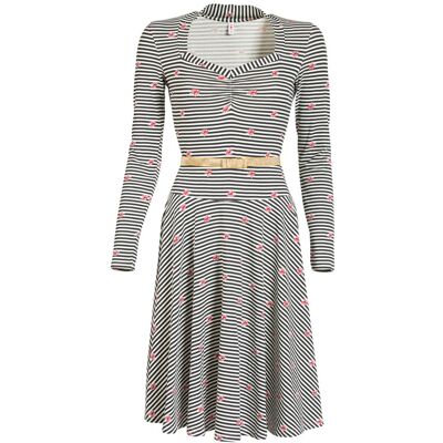 blutsgeschwister Jerseykleid tidy and polite dress Schwarz XS S M L XL 2XL Damen blutsgeschwister Jerseykleid tidy and polite dress Schwarz XS S M L XL 2XL Damen