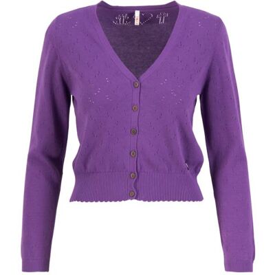 blutsgeschwister Cardigan Save the World Lila XS S M L XL 2XL Damen blutsgeschwister Cardigan Save the World Lila XS S M L XL 2XL Damen