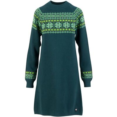 blutsgeschwister Strickkleid Scandi woods Grün XS S M L XL 2XL Damen blutsgeschwister Strickkleid Scandi woods Grün XS S M L XL 2XL Damen