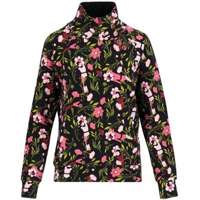 blutsgeschwister Sweatpullover Oh So Nett Schwarz XS S M L XL 2XL Damen blutsgeschwister Sweatpullover Oh So Nett Schwarz XS S M L XL 2XL Damen