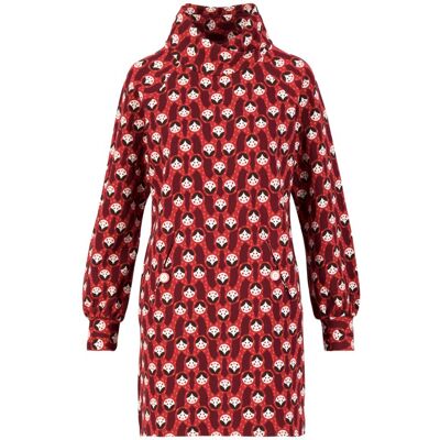 blutsgeschwister Sweatkleid mushroom party Rot XS S M L XL Damen blutsgeschwister Sweatkleid mushroom party Rot XS S M L XL Damen