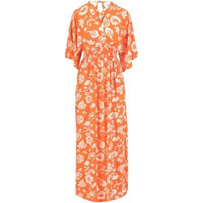 blutsgeschwister Maxikleid So Me Mono Orange XS S M L XL 2XL Damen blutsgeschwister Maxikleid So Me Mono Orange XS S M L XL 2XL Damen