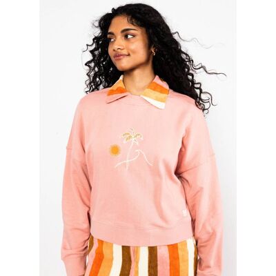 blutsgeschwister Pullover Crew Core Rosa XS S M L XL 2XL Damen blutsgeschwister Pullover Crew Core Rosa XS S M L XL 2XL Damen