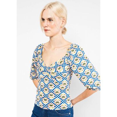 blutsgeschwister Jerseyshirt The Picnickeress Beige XS S M L XL 2XL Damen blutsgeschwister Jerseyshirt The Picnickeress Beige XS S M L XL 2XL Damen
