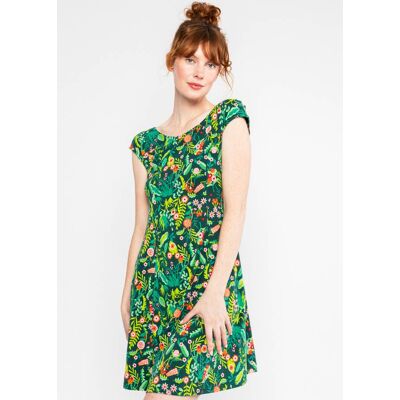 blutsgeschwister Jerseykleid Singin' Swing Grün XS S M L XL 2XL Damen blutsgeschwister Jerseykleid Singin' Swing Grün XS S M L XL 2XL Damen