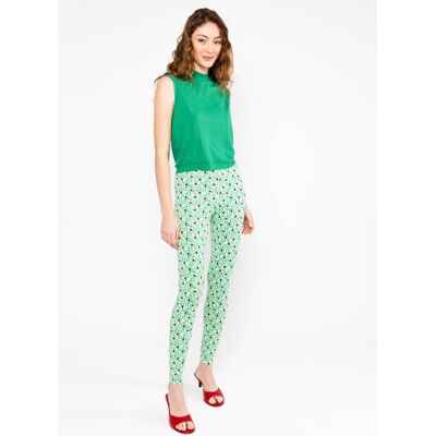 blutsgeschwister Baumwoll-Leggings Lovely Legs Grün XS S M L XL 2XL Damen blutsgeschwister Baumwoll-Leggings Lovely Legs Grün XS S M L XL 2XL Damen