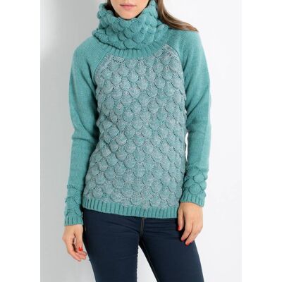 blutsgeschwister Pullover klasse masche jumper Blau XS S M L XL Damen blutsgeschwister Pullover klasse masche jumper Blau XS S M L XL Damen