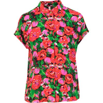 blutsgeschwister Hemdbluse sunny me Lila XS S M L XL Damen blutsgeschwister Hemdbluse sunny me Lila XS S M L XL Damen