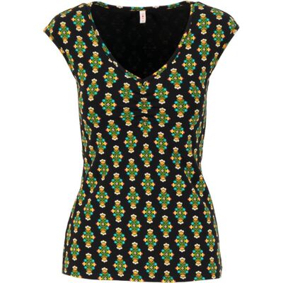 blutsgeschwister Top summer sun Schwarz XS S M L XL 2XL Damen blutsgeschwister Top summer sun Schwarz XS S M L XL 2XL Damen