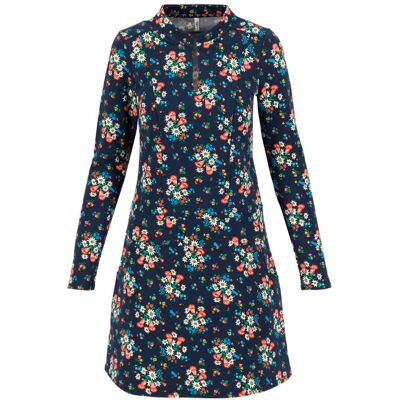 blutsgeschwister Sweatkleid pollys power Blau XS S M L XL 2XL Damen blutsgeschwister Sweatkleid pollys power Blau XS S M L XL 2XL Damen