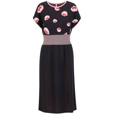 blutsgeschwister Strickkleid Mix it Quick Schwarz XS S M L XL 2XL Damen blutsgeschwister Strickkleid Mix it Quick Schwarz XS S M L XL 2XL Damen