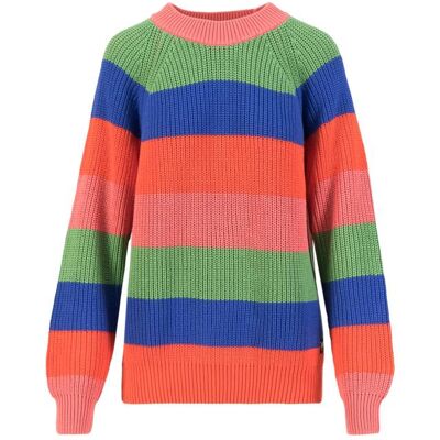 blutsgeschwister Strickpullover Highway to Heaven Rainbow Grün XS S M L XL 2XL Damen blutsgeschwister Strickpullover Highway to Heaven Rainbow Grün XS S M L XL 2XL Damen